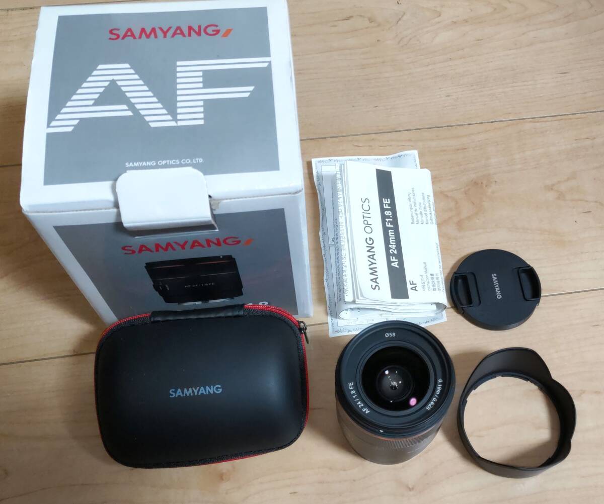 AF 24mm F1.8 FE SAMYANG　軽量230g_画像1