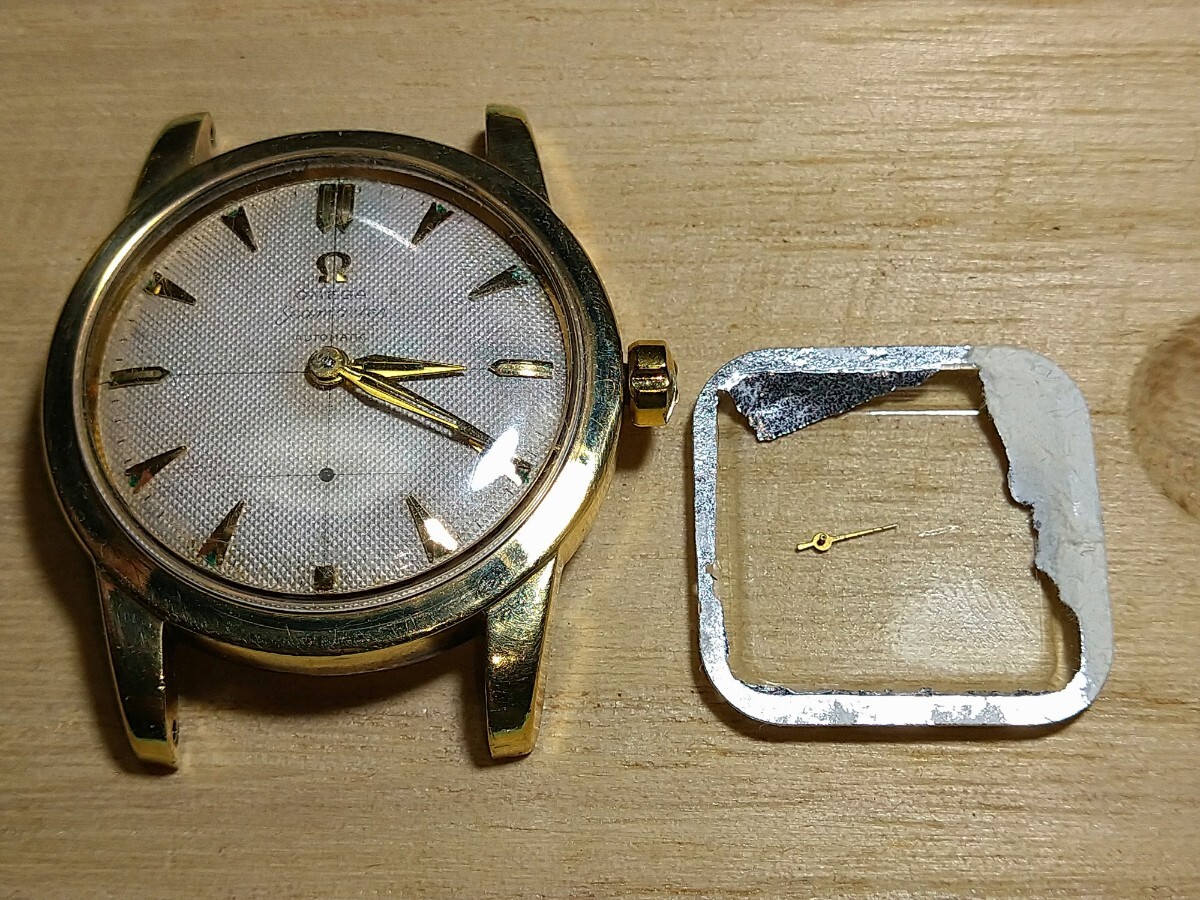 オメガ 腕時計 ヴィンテージ シーマスター 自動巻 Ω344 穴石おまけ ジャンク 不動品の画像3
