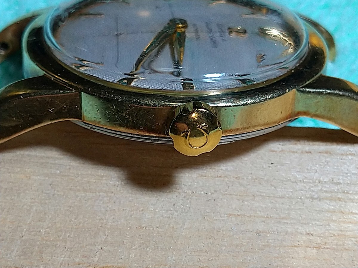 オメガ 腕時計 ヴィンテージ シーマスター 自動巻 Ω344 穴石おまけ ジャンク 不動品の画像4