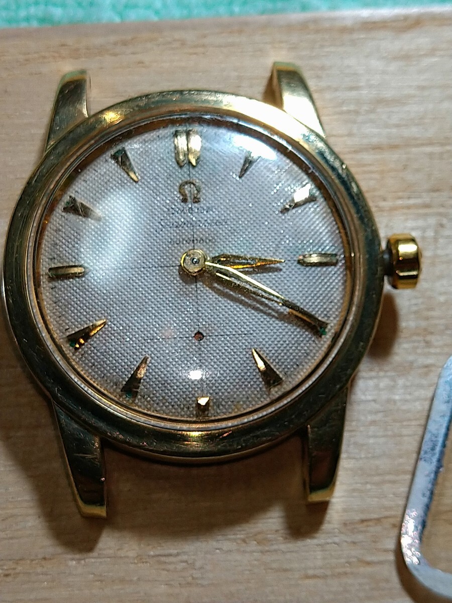 オメガ 腕時計 ヴィンテージ シーマスター 自動巻 Ω344 穴石おまけ ジャンク 不動品の画像5