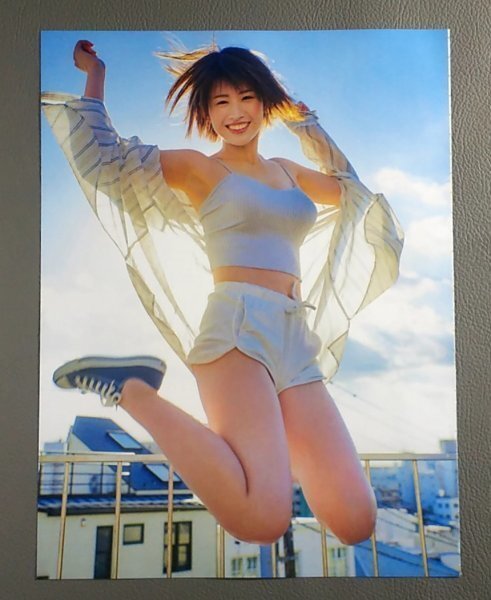 切り抜き　佐藤朱　となりに、君に。 AKB48 Team8 宮城県代表 TeamB兼任　■Platinum FLASH■サイズＡ４ワイド■Ｍ■_画像5