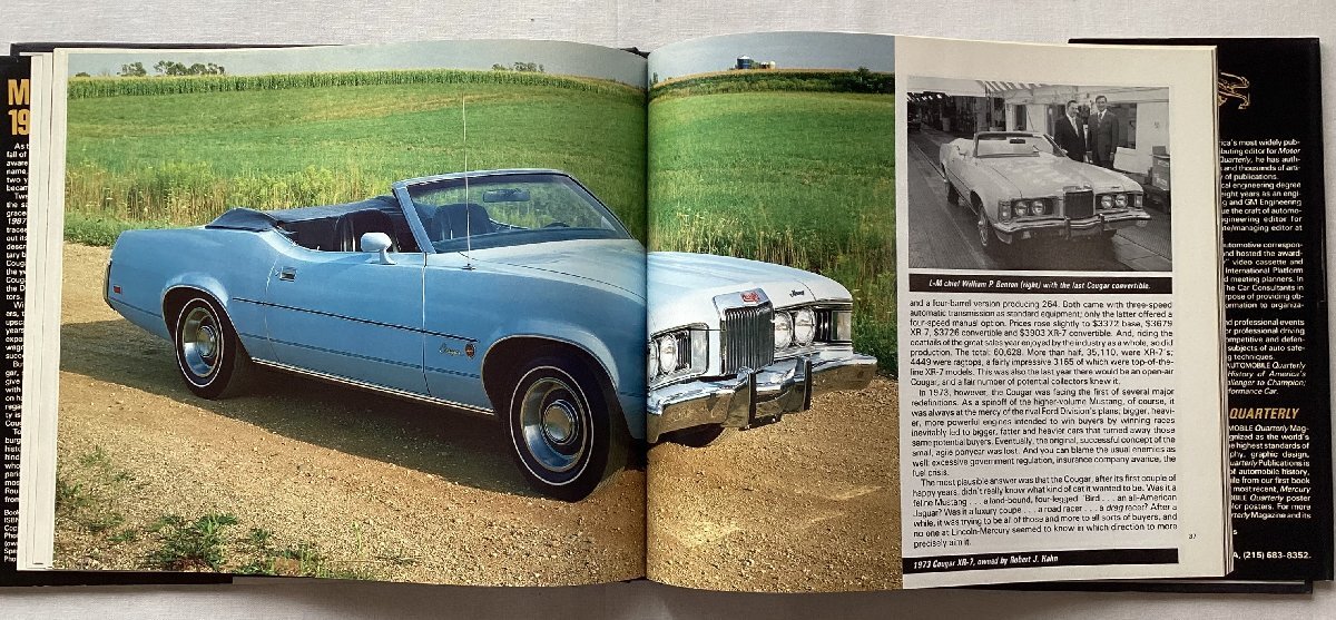 ★[A60050・特価洋書 MERCURY COUGAR 1967-1987 ] マーキュリー・クーガー。★の画像5