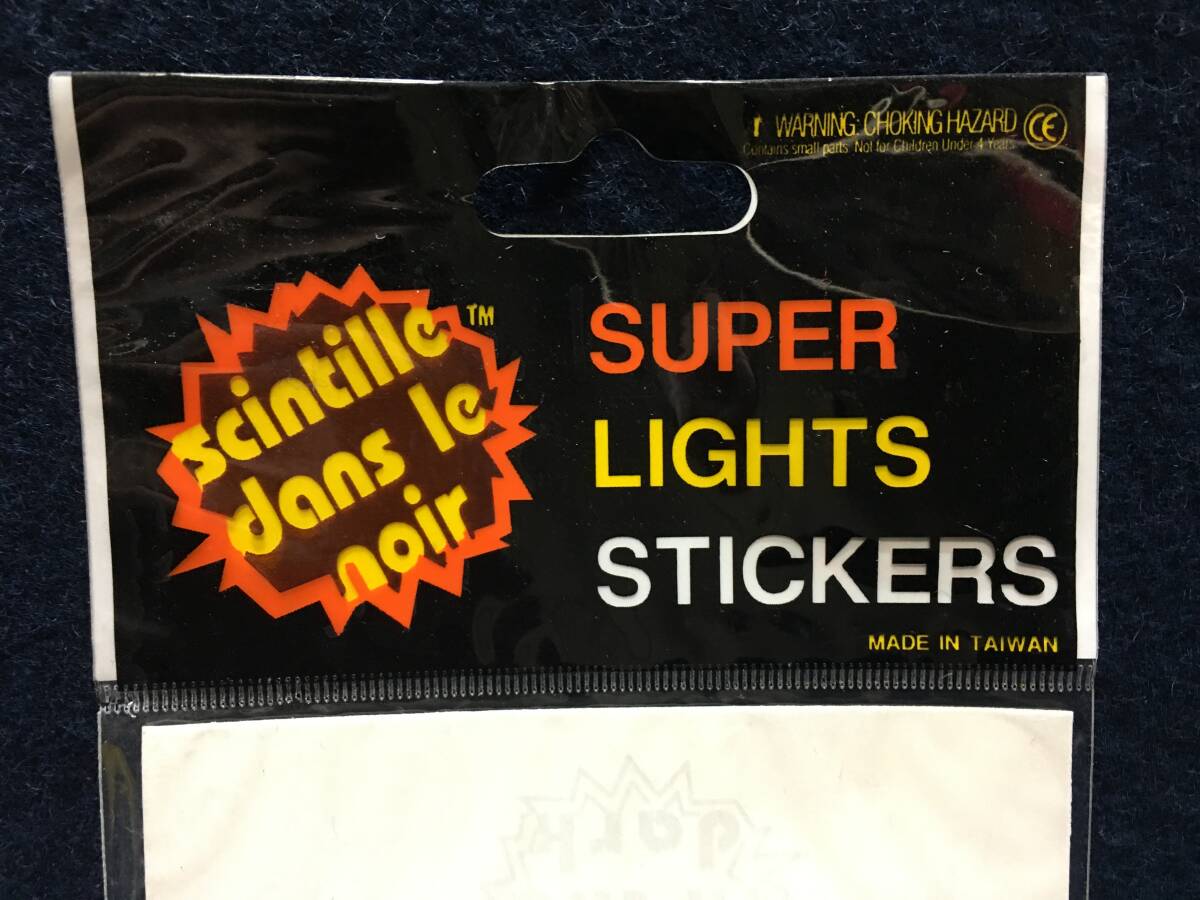 GLOW IN THE DARK STICKERS SAFE NON-TOXIC ステッカー ピンク 桃色 グロースターステッカー シール ダーク 暗闇で光るシール 蛍光MK TOKYO_画像8