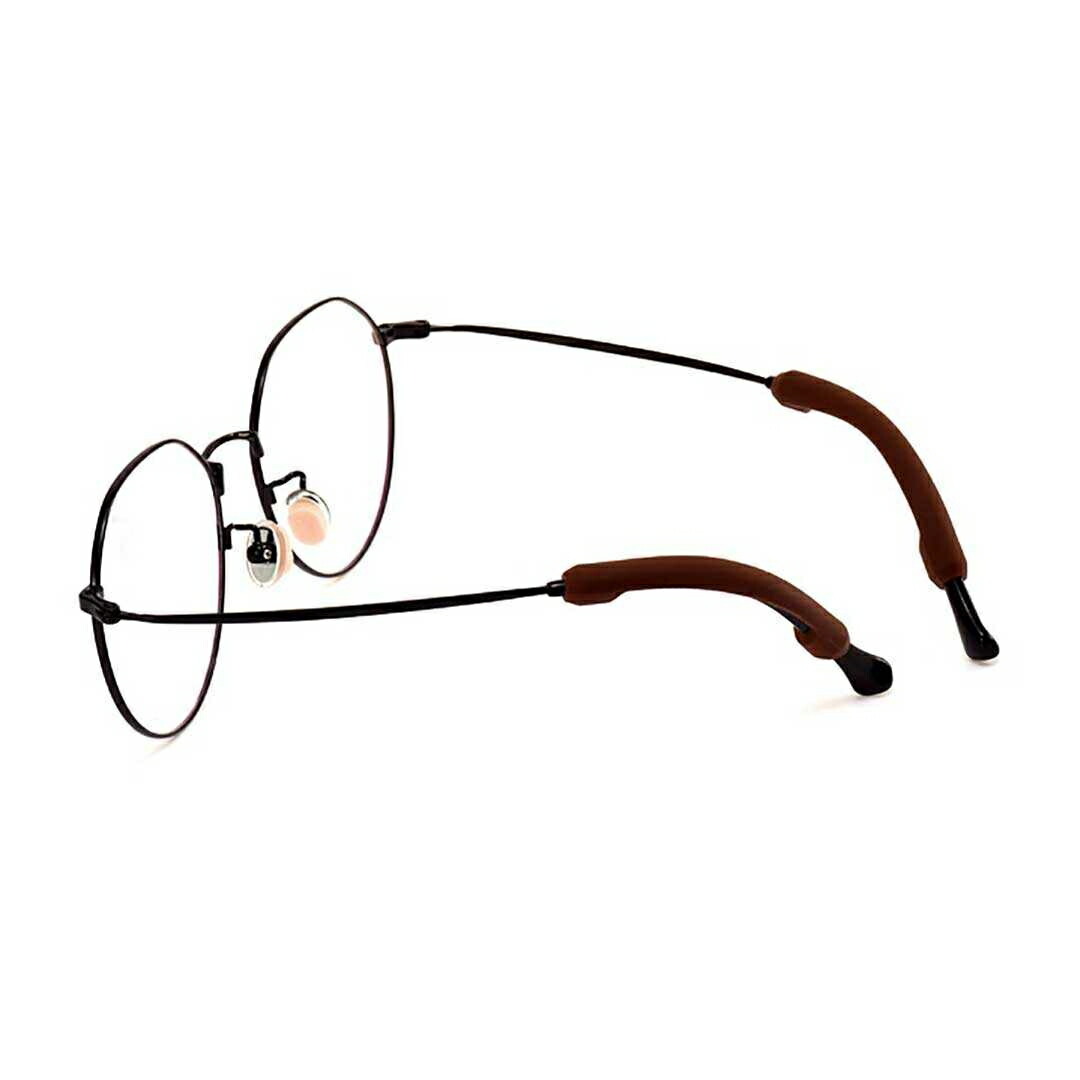【3ペア】【ブラック】メガネストッパー ストレート 3ペアセット ブラックorホワイトorブラウンorグレー メガネロック 眼鏡 クッションの画像3