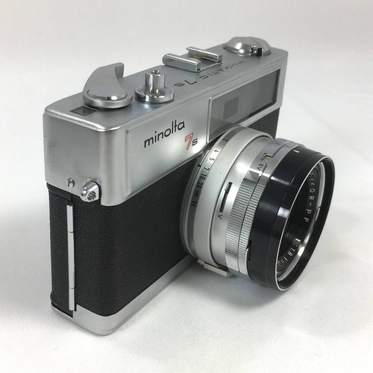 ミノルタ HI-MATIC 7S レンジファインダーカメラ MINOLTA ROKKOR-PF 1:1.8 f=45mm Minolta ハイマチック_画像4
