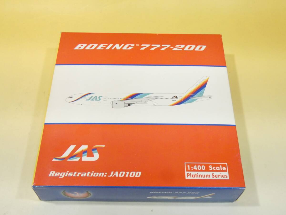 【中古】航空機 フェニックス 1/400 ボーイングBOEING 777-200 JAS JA010D JAL 【模型】J4 S727の画像1