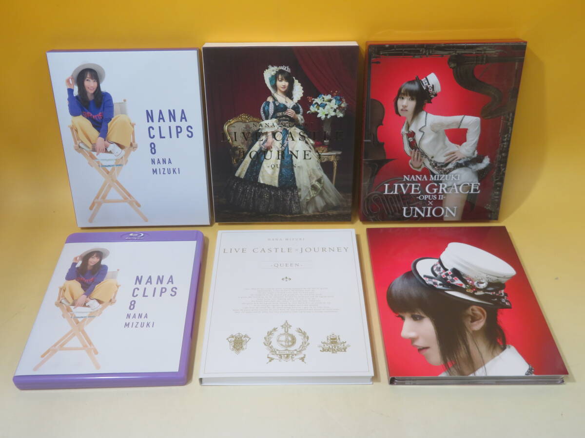 【中古】水樹奈々　ライブBlu-rayまとめて5点セット　NANA CLIPS 8/CASTLE×JOURNEY QUEEN/GRACE OPUS II×UNIONなど　B3 A701_画像3