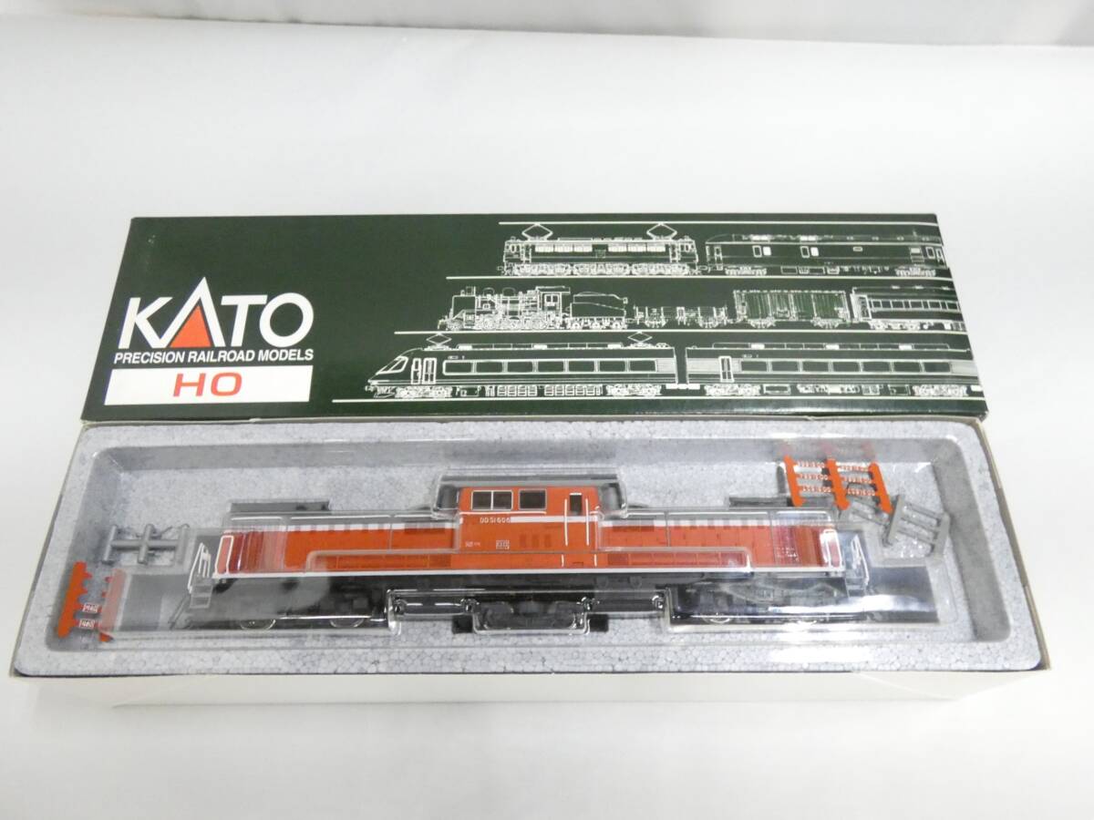 【鉄道模型】HOゲージ　KATO　1-702　ディーゼル機関車　DD51　暖地形　【中古】J1　S850_画像1