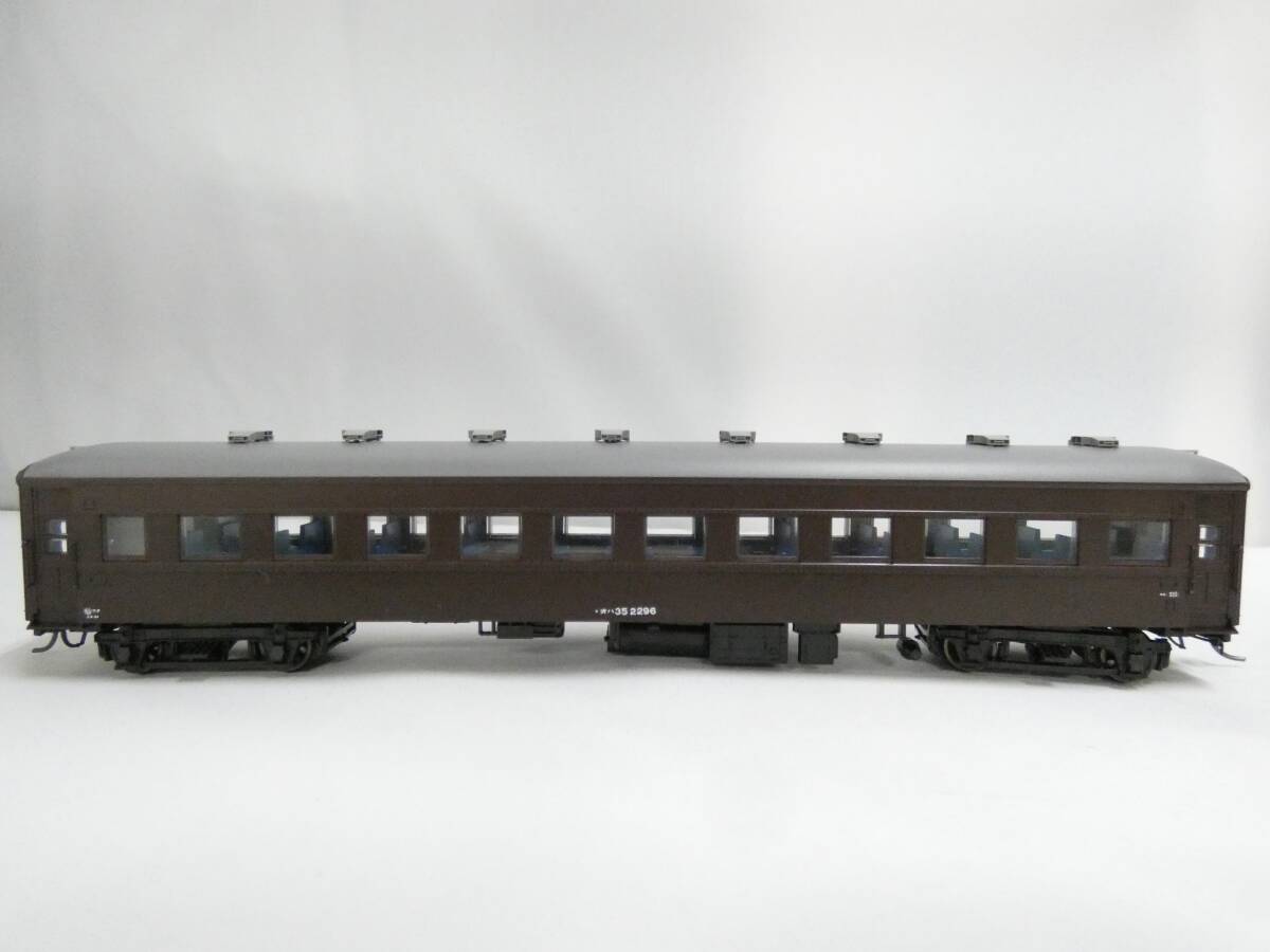 【鉄道模型】HOゲージ KATO 1-512 オハ35系旧一般客車 オハ35 茶 【中古】J4 S861の画像2