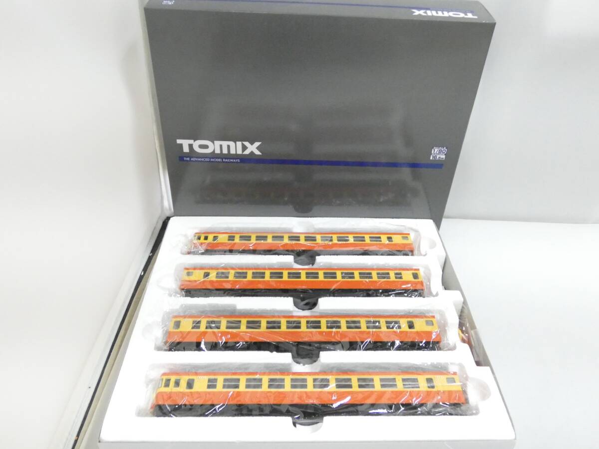 【鉄道模型】HOゲージ　Tomix　074　国鉄　155系　修学旅行用電車　クハ　モハ　4両基本セット　【中古】J5　S982