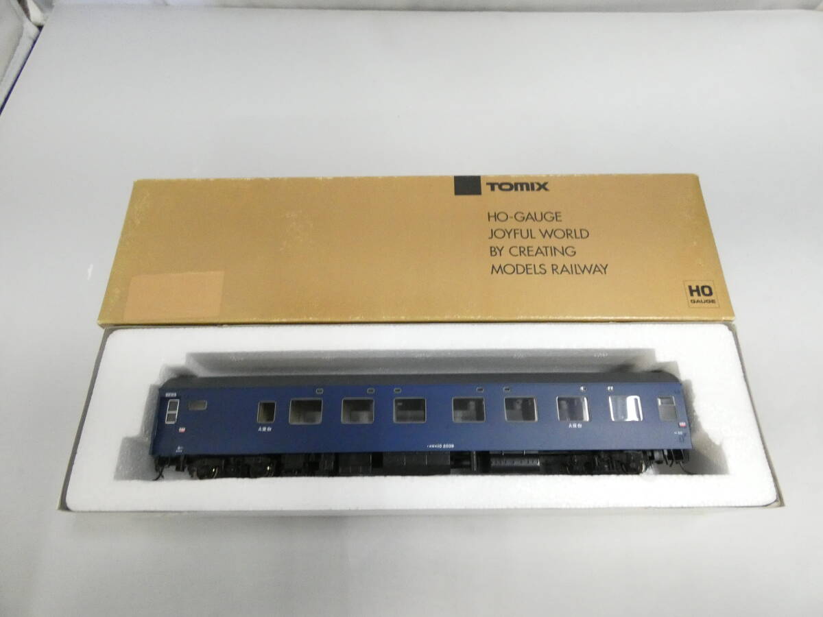 【鉄道模型】HOゲージ　Tomix　503　国鉄10系寝台客車　オロネ10　青　【中古】J5　S1000_画像1