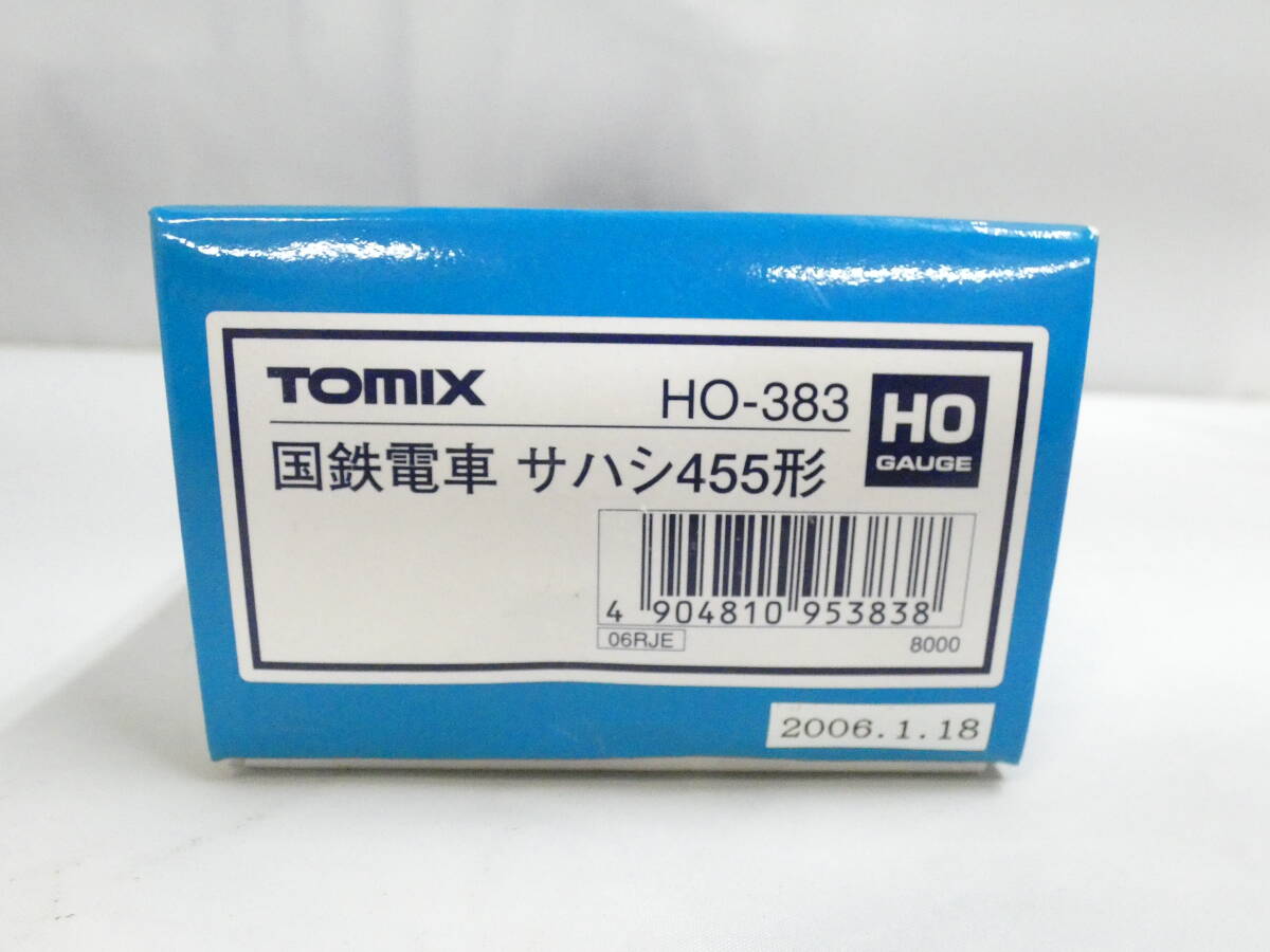 【鉄道模型】HOゲージ　Tomix　383　国鉄電車　サハシ455形　【中古】J5　S1023_画像7