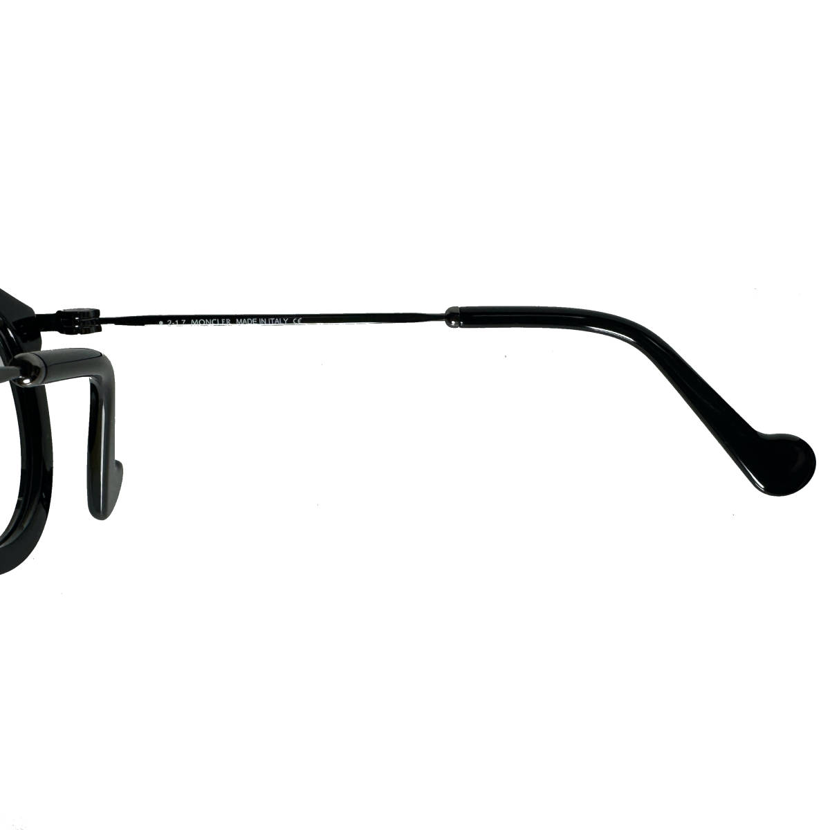 処分価格 Moncler メガネ 正規新品 モンクレール 付属品付き ML5007 /V 001 イタリア製_画像7