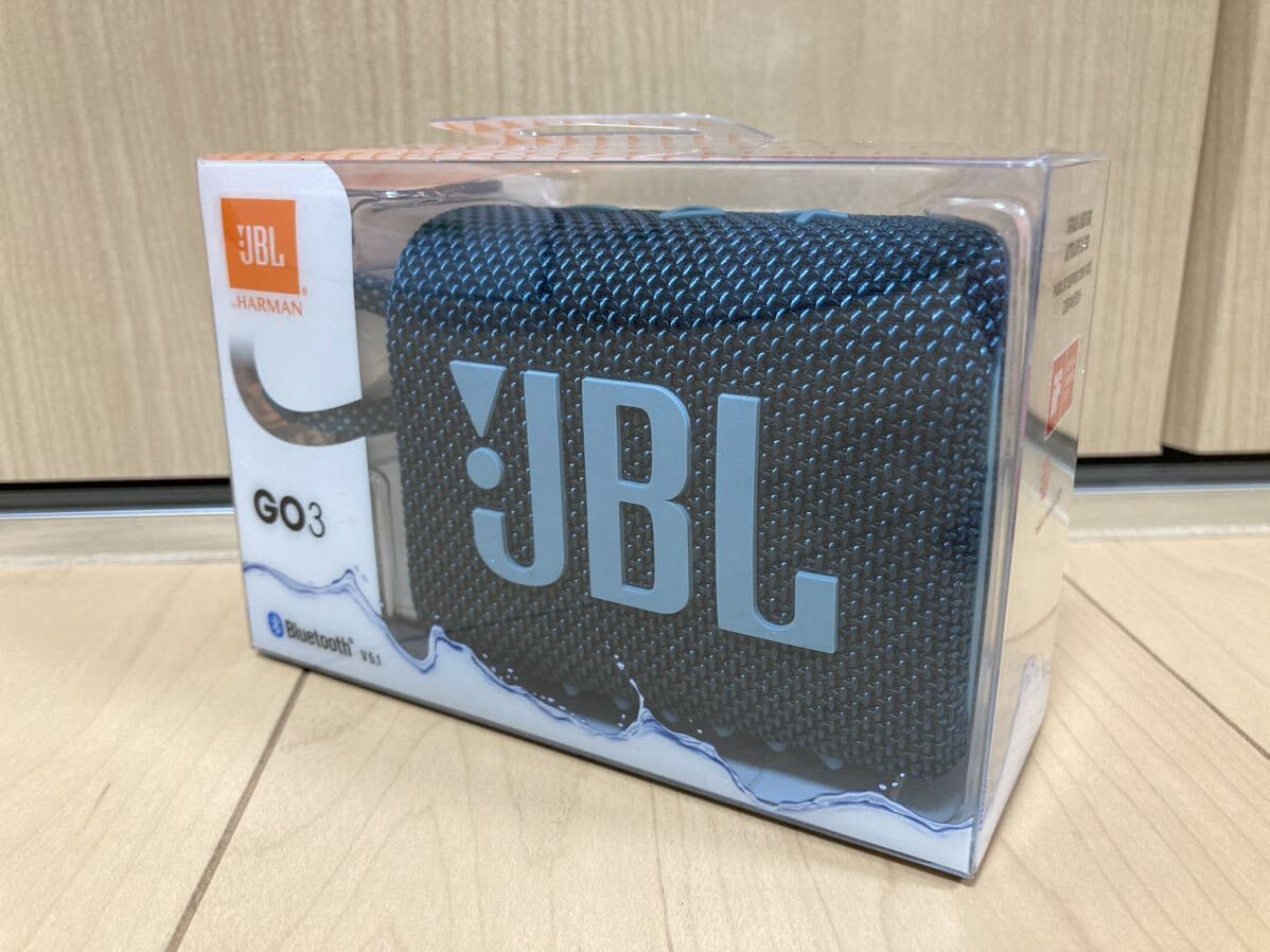 ★送料込★新品未開封★JBL★GO3★ブルー★Bluetoothスピーカー★V5.1★防水防塵★メーカー保証付き★アウトドア★お風呂OK★高音質★_画像1