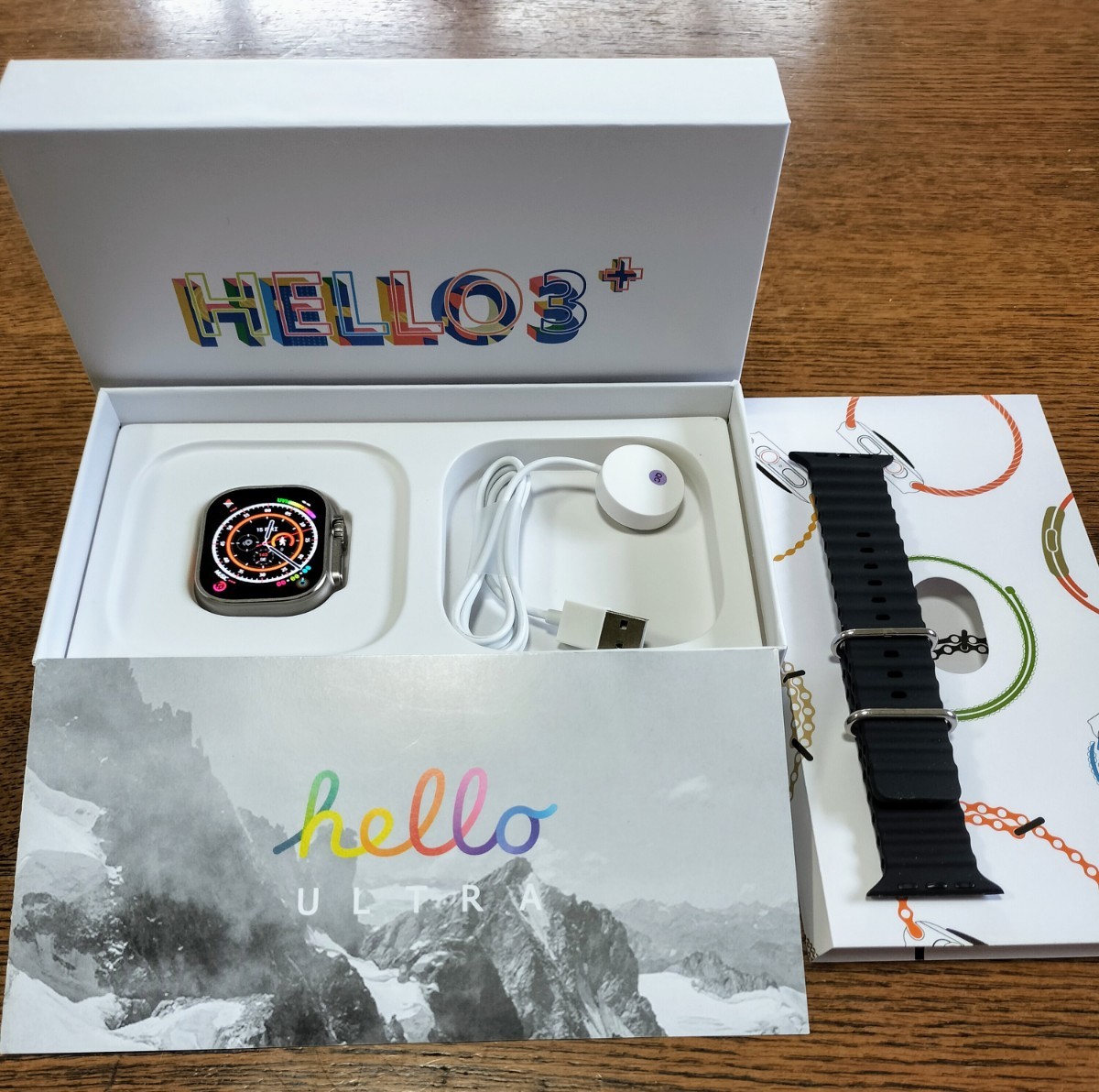 【新品 ラス1】Hello Watch 3+ plus プラス (進化形最新型スマートウォッチ) _画像6