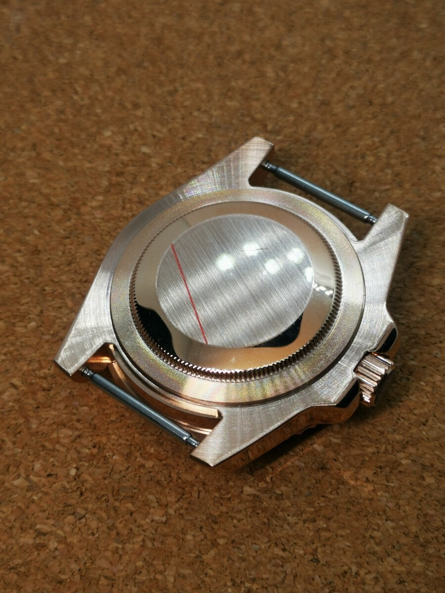 NH35 NH36 40mm rose Gold SS Date case set custom seikomod wristwatch watch MOD parts Seiko Movement correspondence 