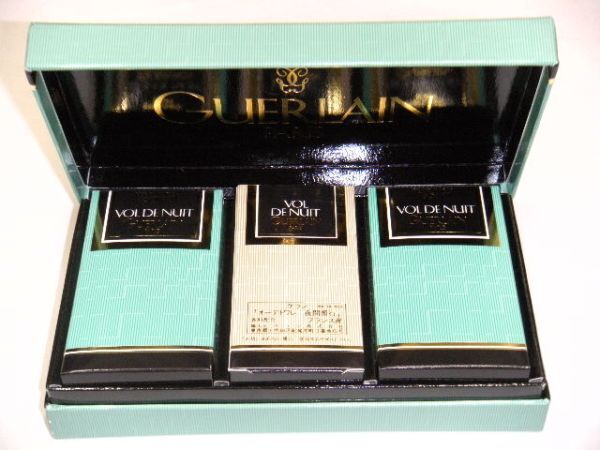 ★ゲラン/GUERLAIN 石鹸・ミニ オードトワレ セット/SOAP/VOL DE NUIT/フランス/EAU DE TOILETTE/香水★_画像1