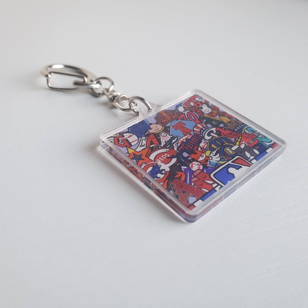 新品　MLB　野球チーム大家族　キーホルダー　可愛い　メジャーリーグ　大谷翔平　ロサンゼルス・エンゼルス　keychain　_画像3