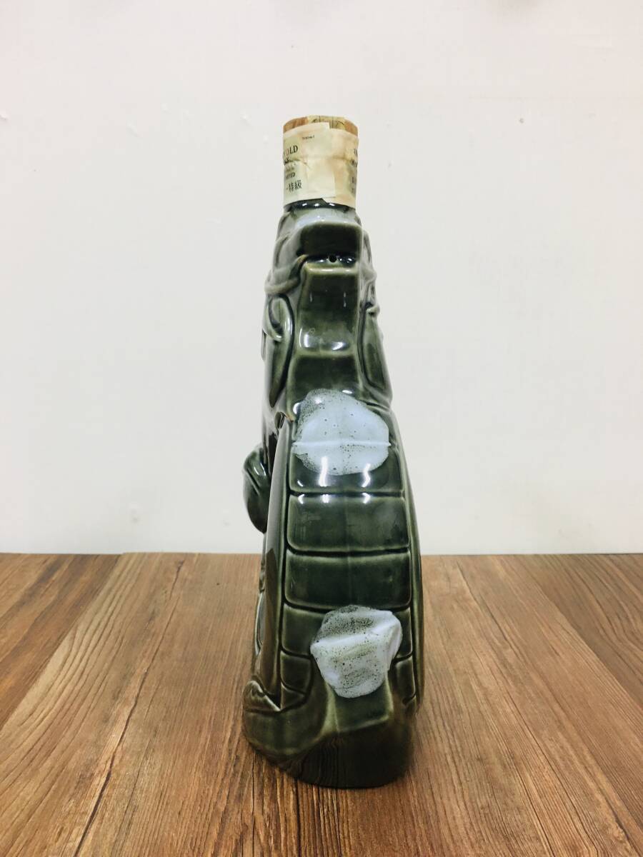 龍の形をした陶器のワインボトル SUNTORY OLD WHISKY 《未開栓/古酒》700ml-43%_画像4