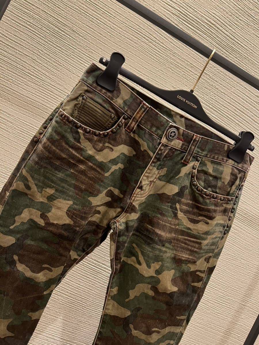 00s archive LED RECHWE denim camouflage デニム ジーンズ vintage y2k 90s l.g.b. ifsixwasnine 14th addiction goa kmrii super rare