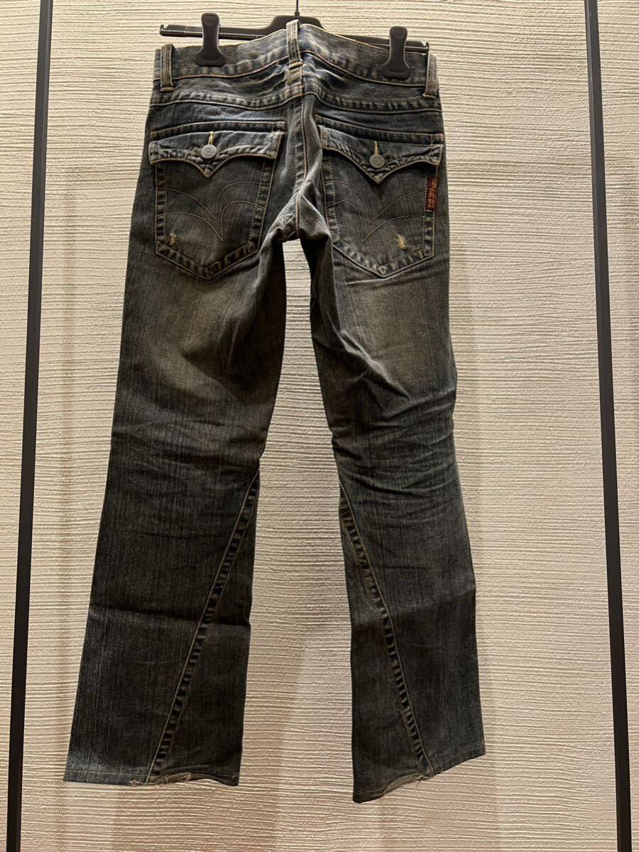 Archive 00's japanese label flare Denim トルネードマート　flare boots cut ppfm l.g.b. 90's archive ifsixwasnine julius japanese c_画像3