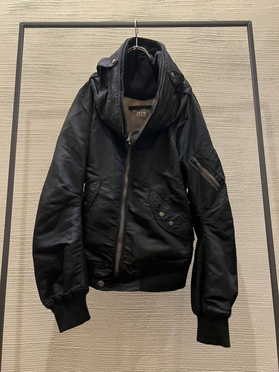 00s archive L.G.B. BONO4 jacket gimmick フライトジャケット　ifsixwasnine goa super rare japanese label 14th addiction kmrii y2k_画像1