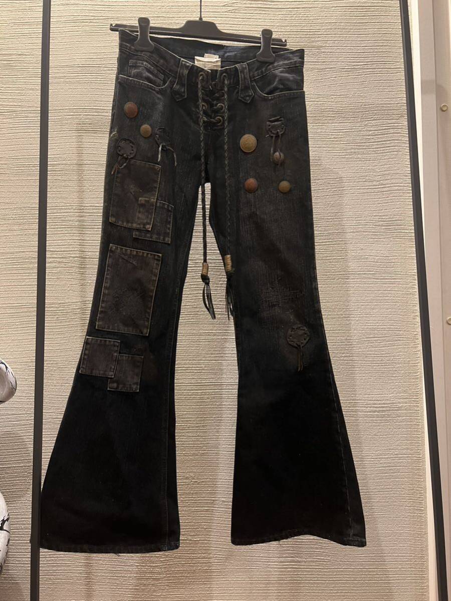 00s veronica archive FLARE denim pants led RECHWE 00s veronica archive FLARE denim pants led RECHWE