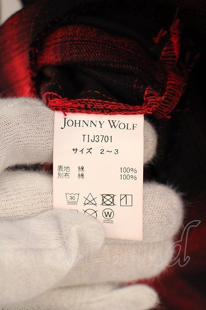 JOHNNY WOLF / BIGシルエットバックZIPロングシャツ 1-2 レッド O-24-02-29-060-JO-sh-YM-ZT087_画像3