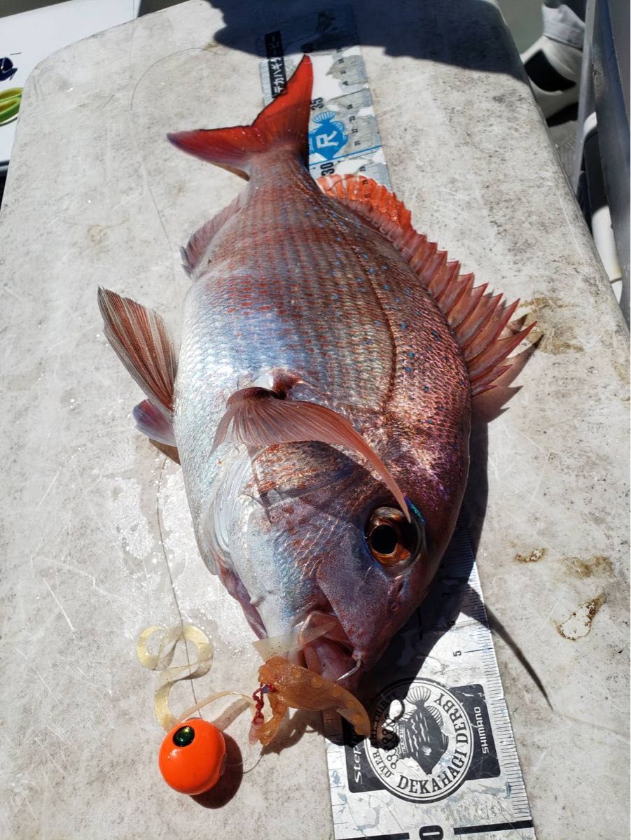タングステン　タイラバ　タイラバヘッド　鯛ラバ　オレンジ　45g3個　送料無料