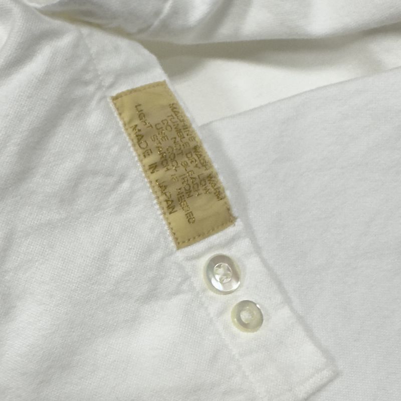 The Stylist Japan ザスタイリストジャパン オックスフォードボタンダウンシャツ / TSJS-81801-07 / Lサイズ / ホワイト 白 / BDシャツ_画像5