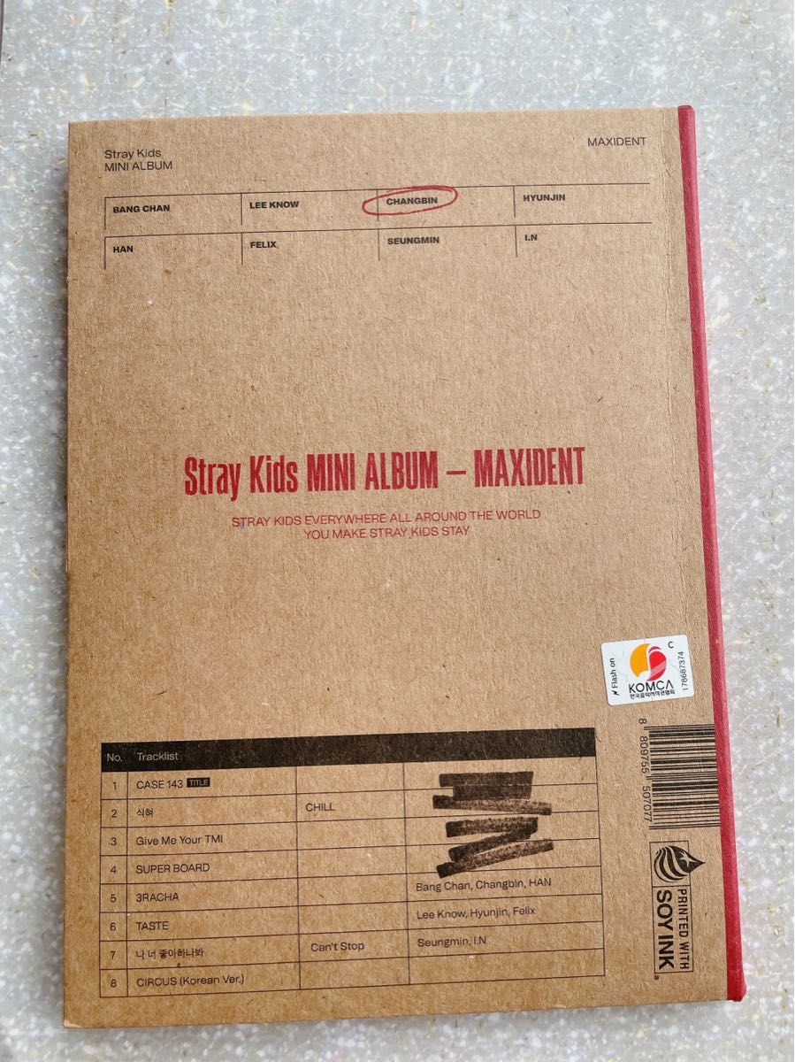 Stray Kids/Maxident (Paper Case Version) 