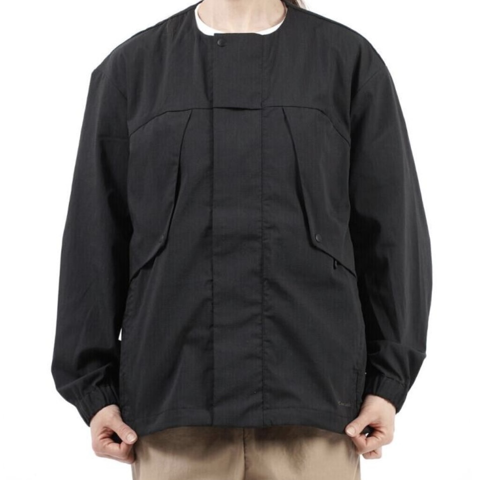 未使用snow peak 難燃性TAKIBI Jacket/L/アラミド繊維/黒 未使用snow peak 難燃性TAKIBI Jacket/L/アラミド繊維/黒