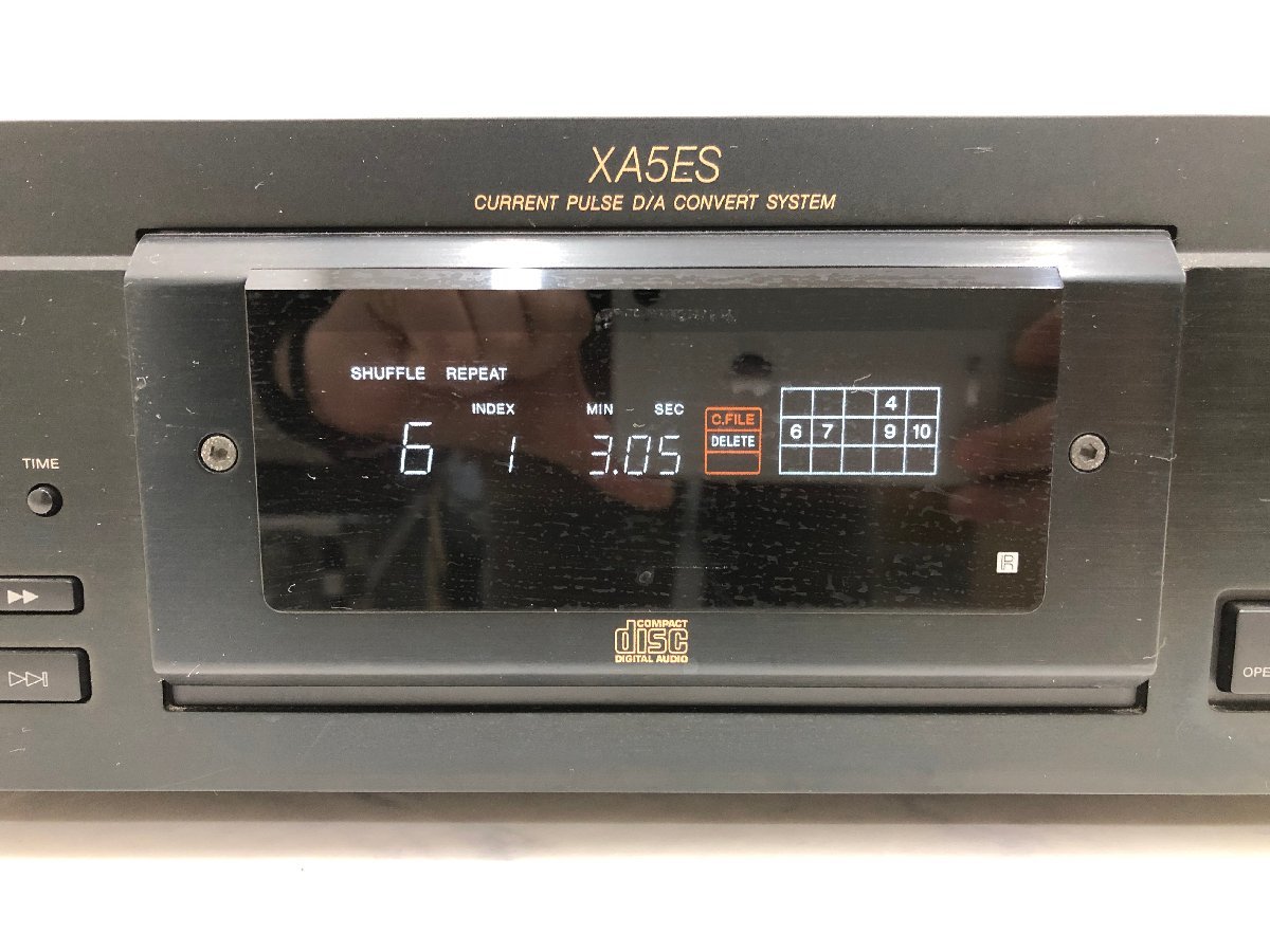 Y1016　ジャンク品　オーディオ機器　CDプレーヤー　SONY　ソニー　 CDP-XA5ES_画像3