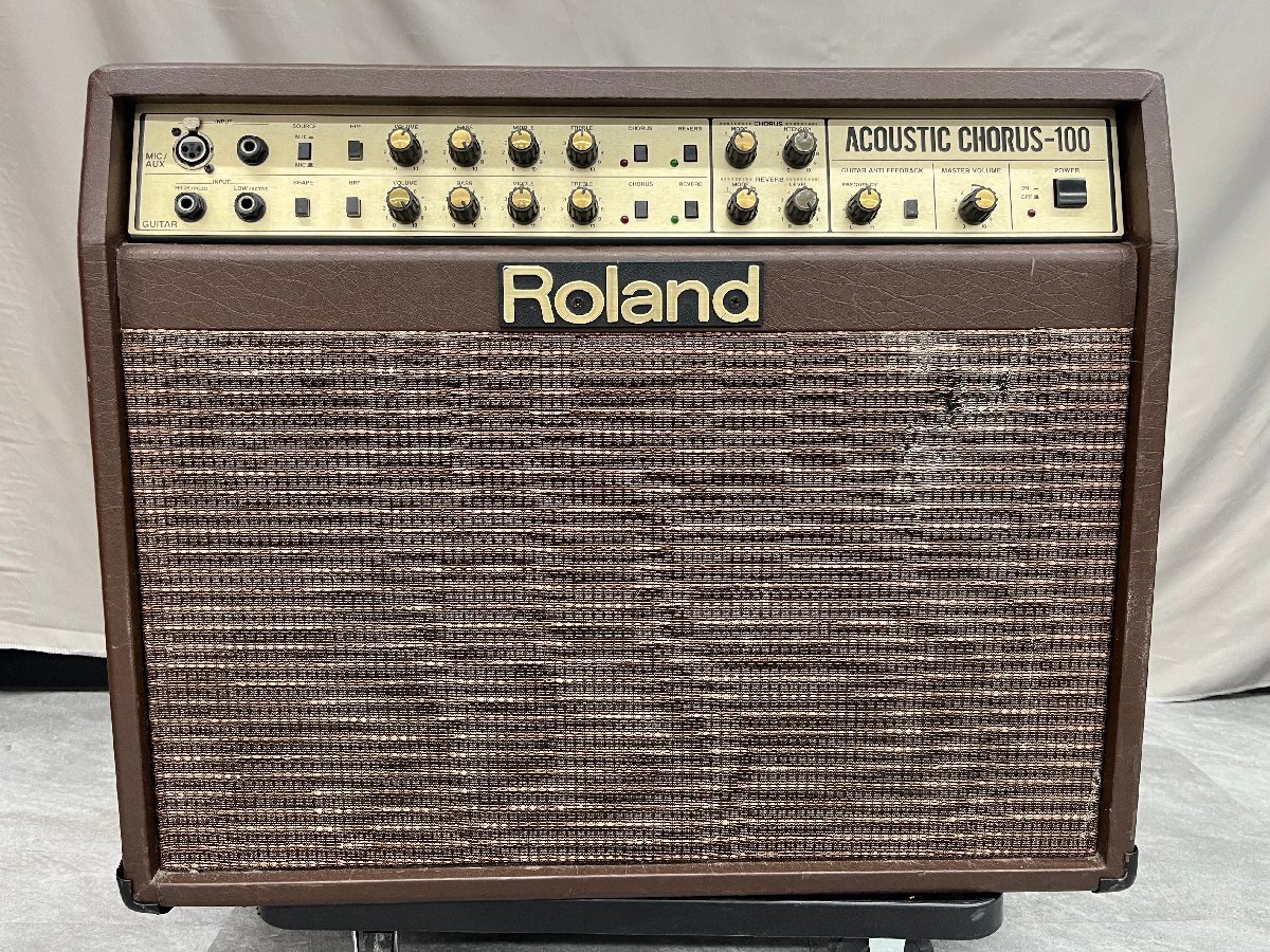 Y1213　ジャンク品　楽器・機材　ギターアンプ　Roland　ローランド　AC-100_画像2