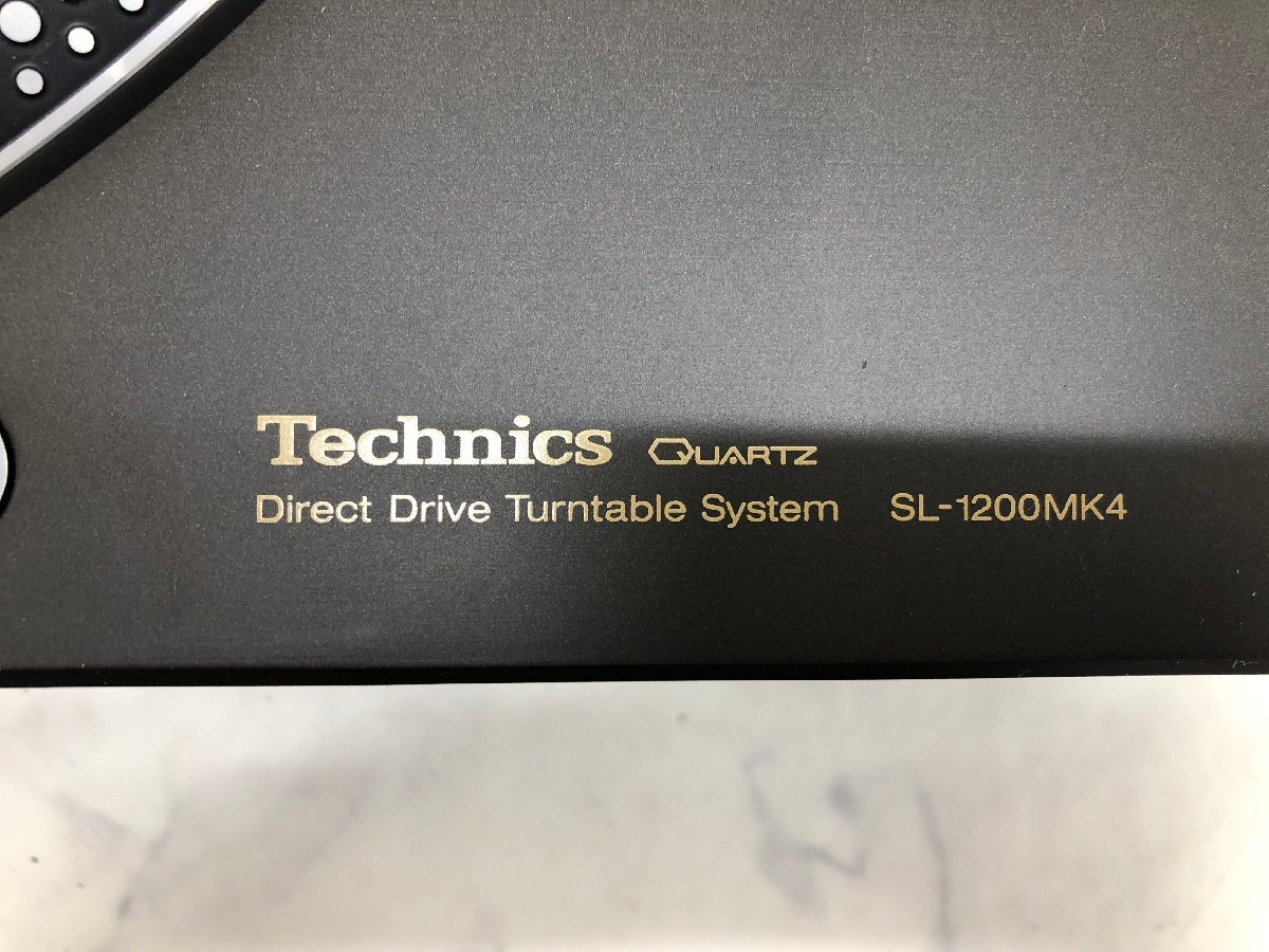 Y1222　中古品　オーディオ機器　ターンテーブル　Technics　テクニクス　SL-1200mk4_画像9