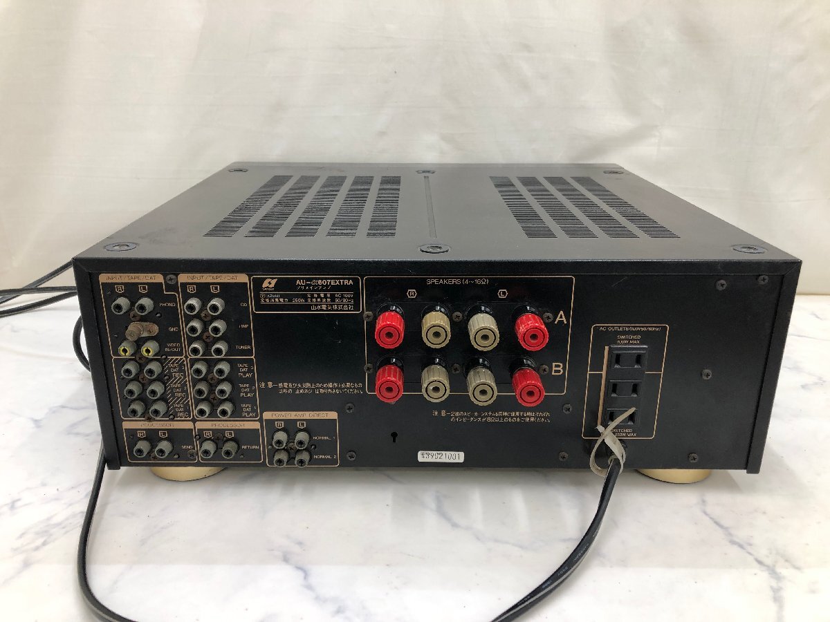 Y1219　ジャンク品　オーディオ機器　プリメインアンプ　SANSUI　サンスイ　山水　AU-α607 EXTRA_画像8