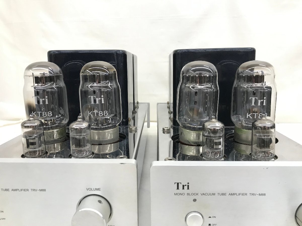 Y1233 現状品 オーディオ機器 真空管アンプ TRIODE トライオード TRV-M88 ペアの画像4