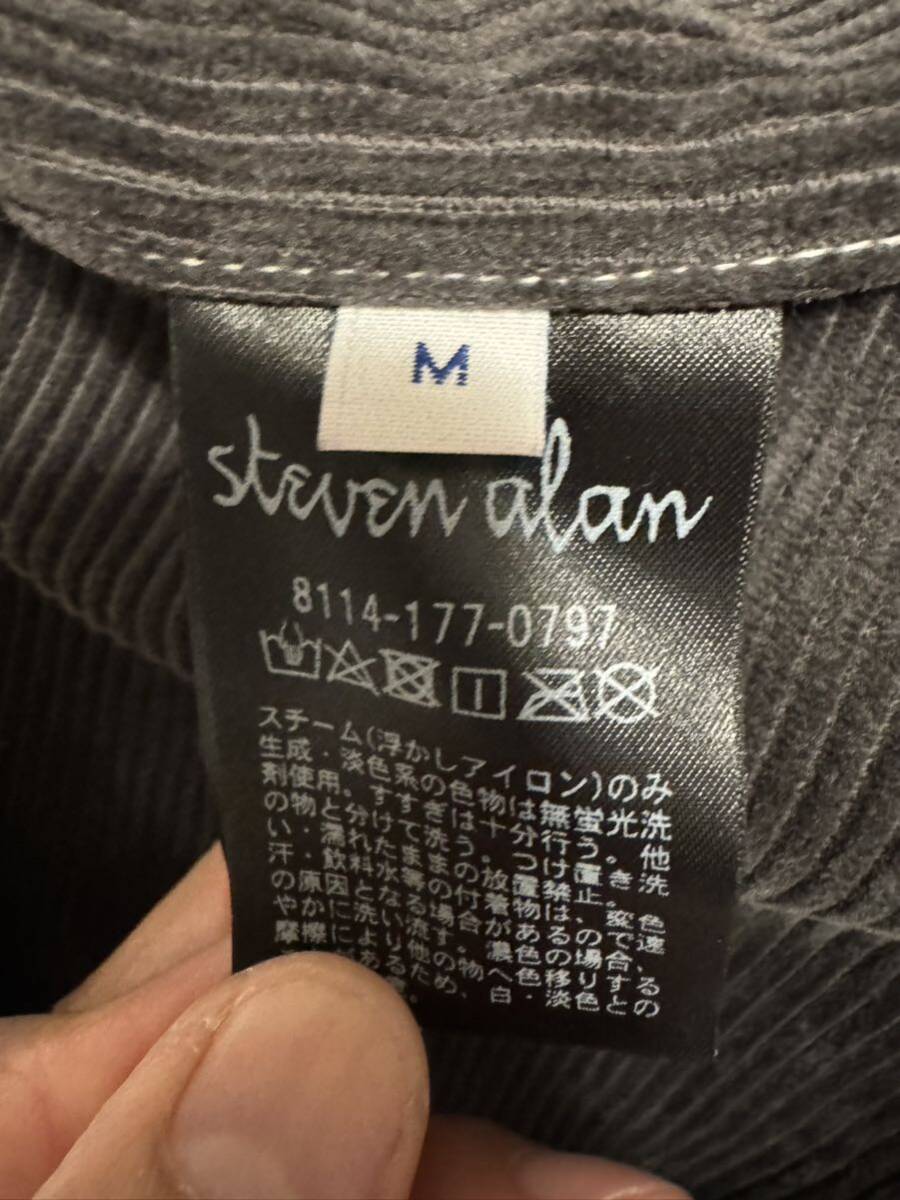 Steven Alan スティーブンアラン コーデュロイパンツ スラックス グレー サイズM 美中古_画像4