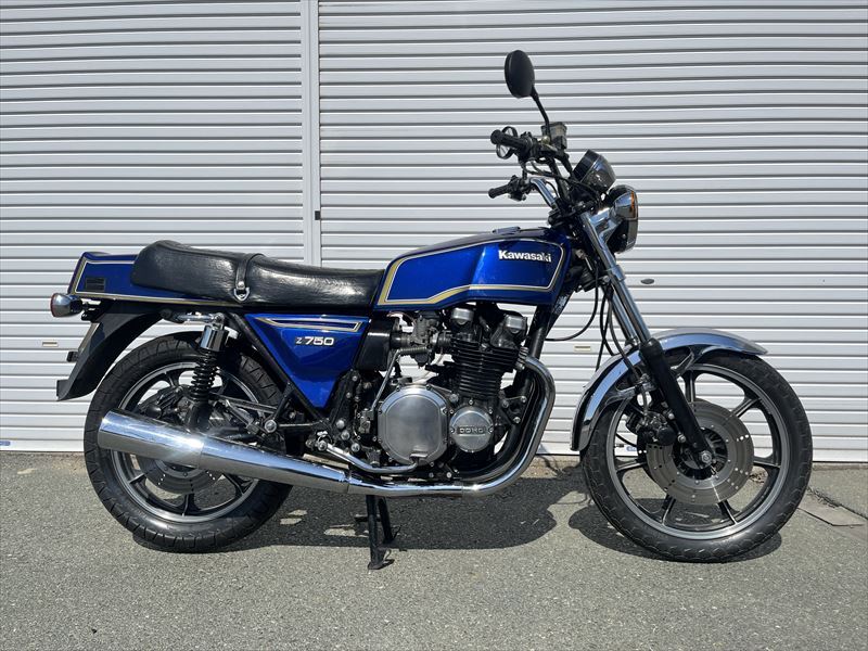 希少な Z750FX-1 D2 青21901 輸入新規国内登録済【予備車検取得済 初回3年車検】カワサキ Z2E エンジン実働!程度良好!現状販売/豊橋市/51CZ_画像2