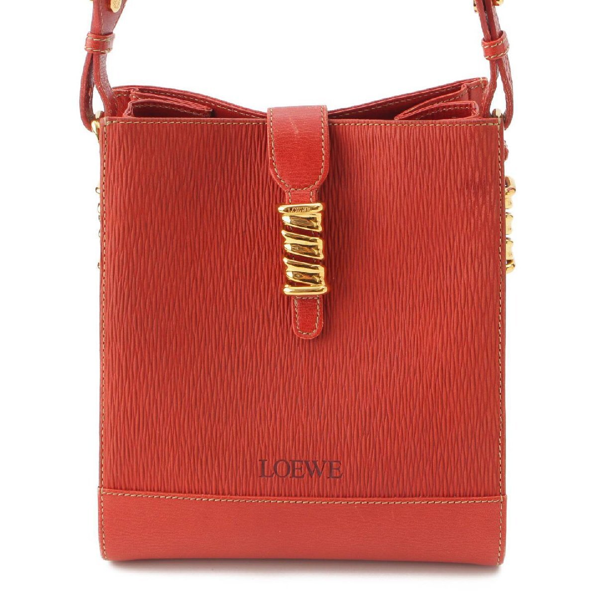 熱い販売 レザー 【ロエベ】Loewe ベラスケス ショルダーバッグ 【中古