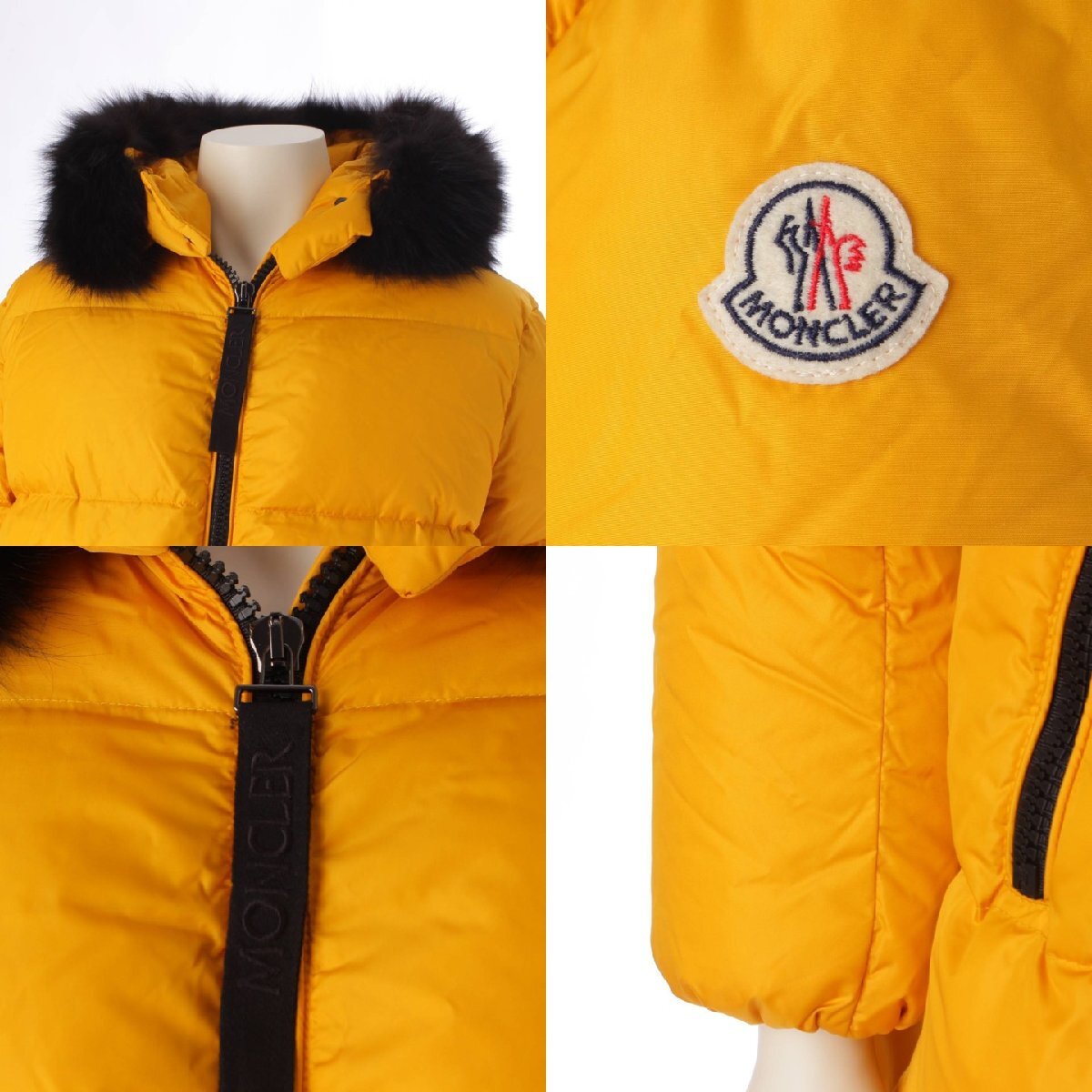 【モンクレール】Moncler ジーニアス メンズ 18年 MERGULE フード ダウンジャケット アウター 49907 イエロー 0【中古】203588_画像5