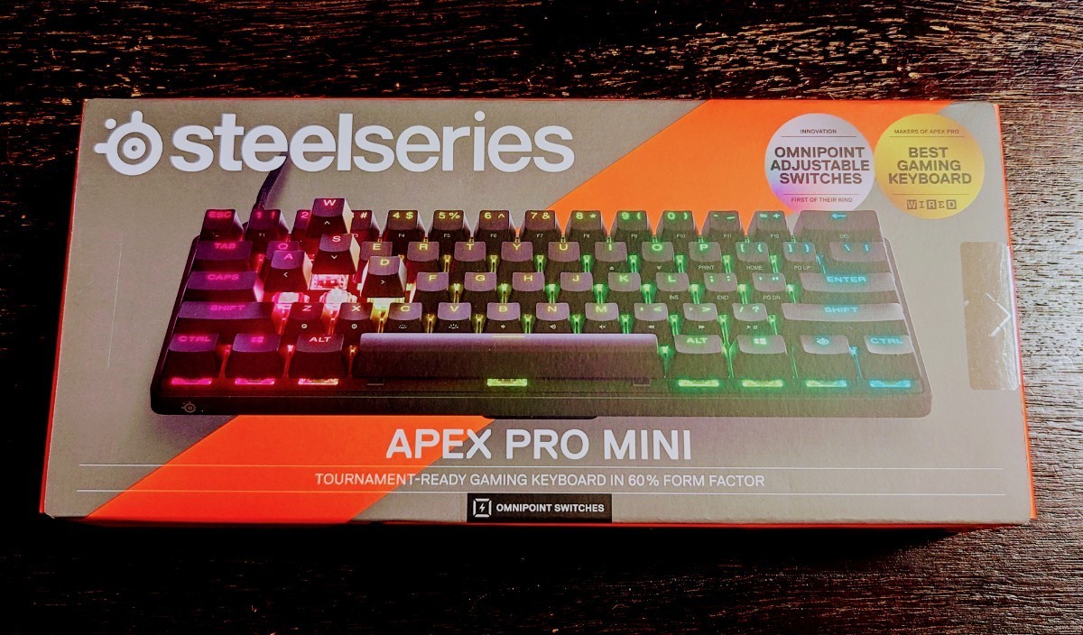 送料無料/新品・未開封★ SteelSeries APEX PRO MINI★有線 ゲーミングキーボード 日本語配列 スティールシリーズ TKL Apex Pro mini 64825の画像1