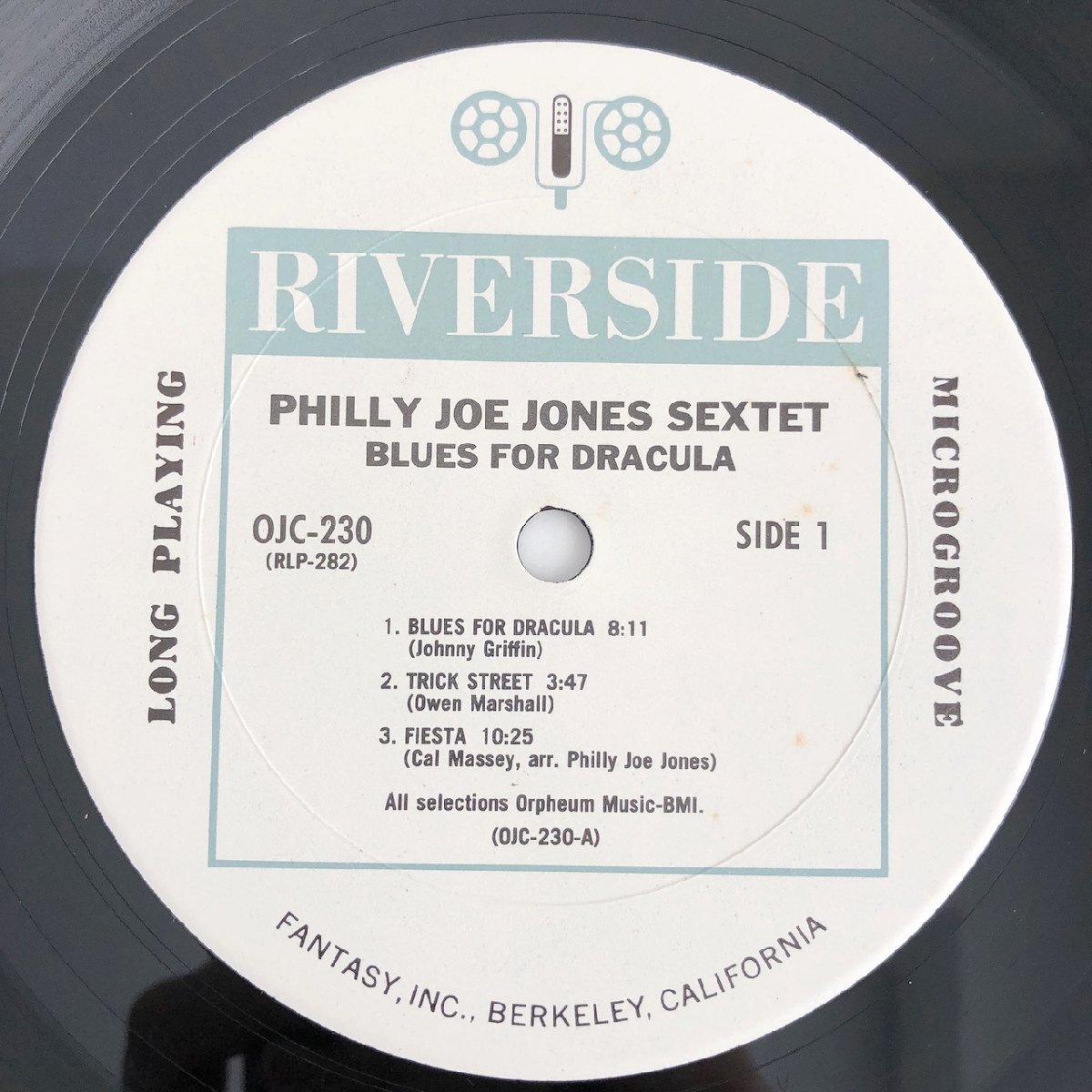 LP/ PHILLY JOE JONES / BLUES FOR DRACULA / US盤 OJC OJC-230 40315_画像3