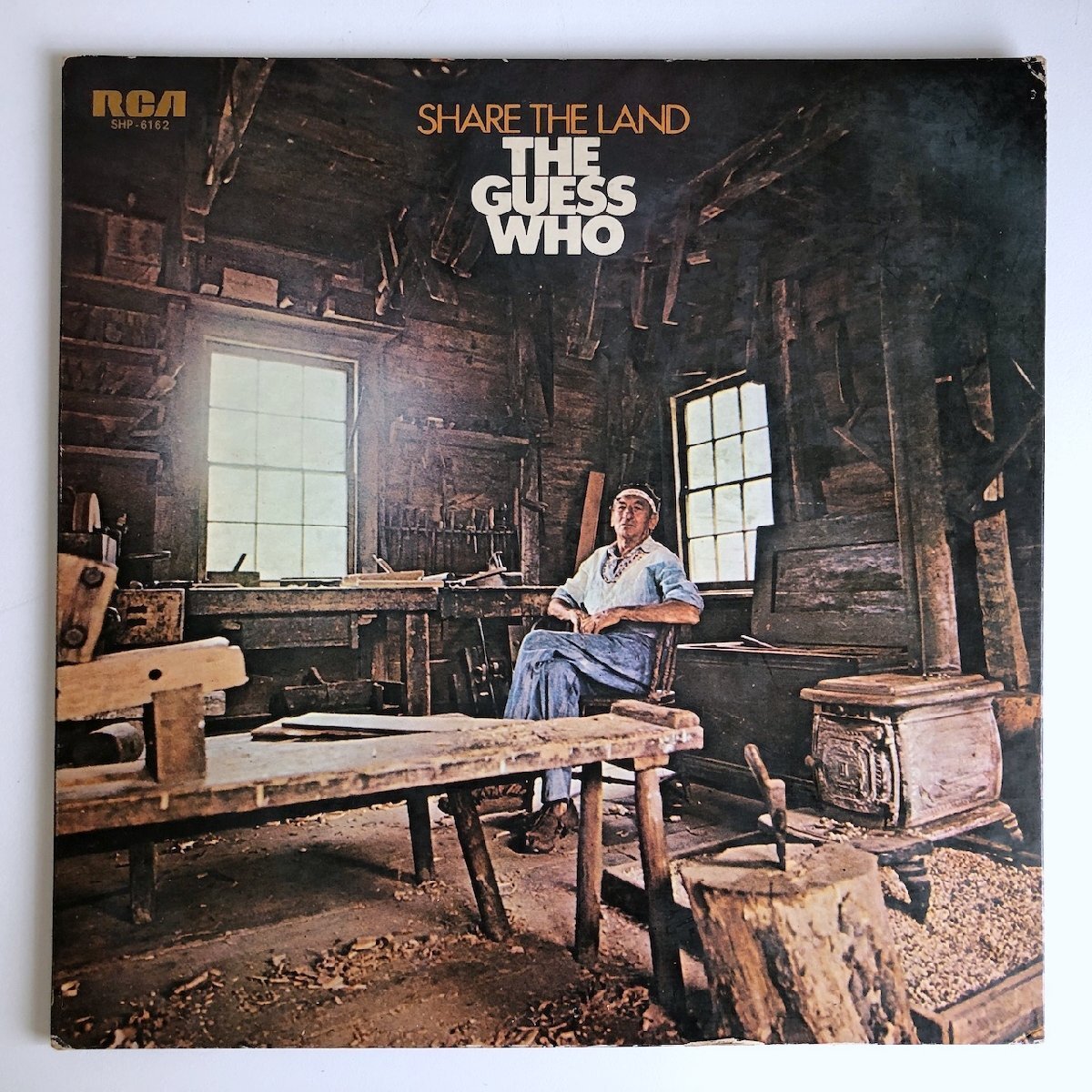 LP/ THE GUESS WHO / SHARE THE LAND / ゲス・フー / 国内盤 見本盤 RCA SHP-6162 40326_画像1