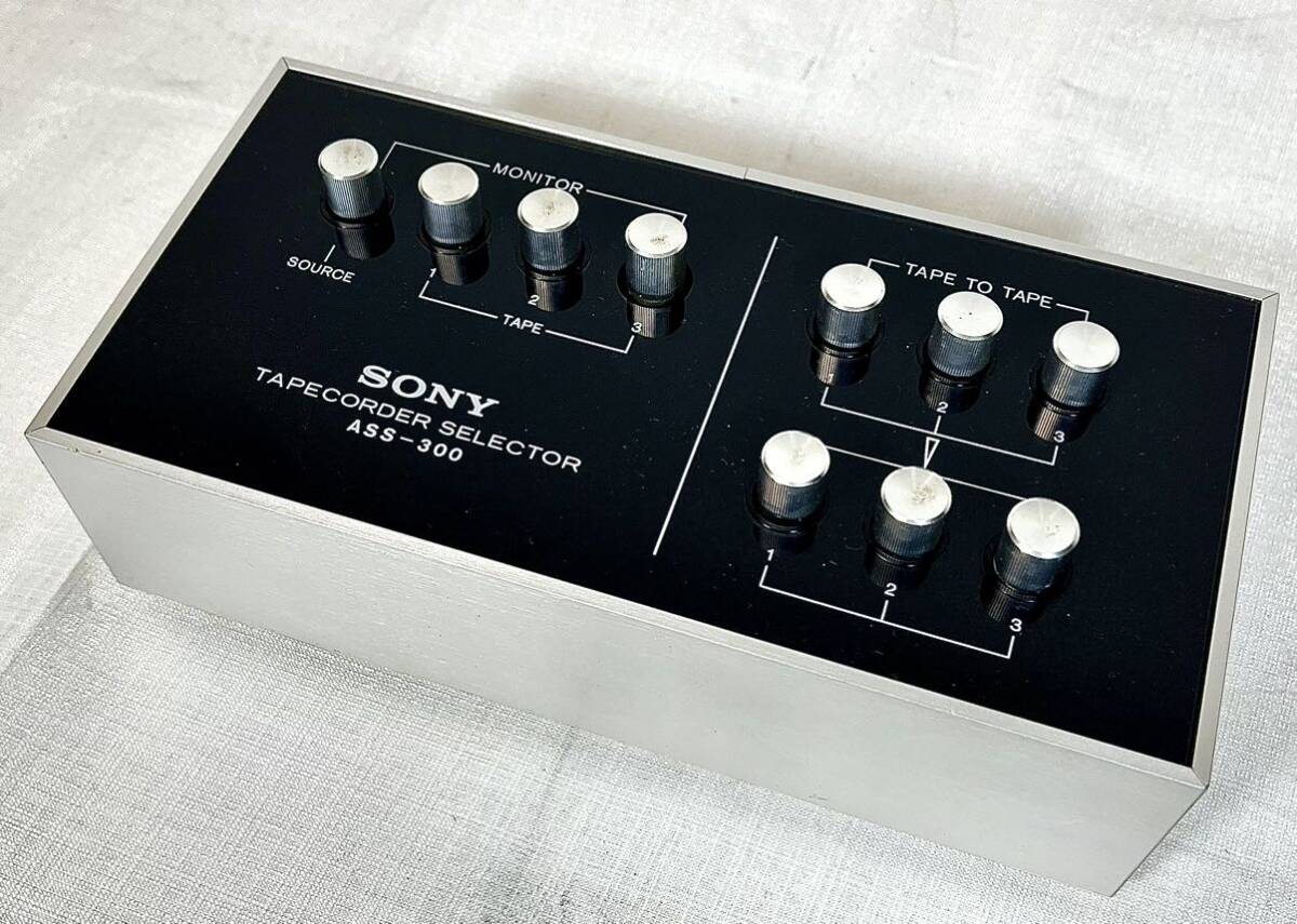【動作OK】SONY TAPECORDER SELECTOR ASS-300 テープレコーダーセレクター オーディオ機器_画像1