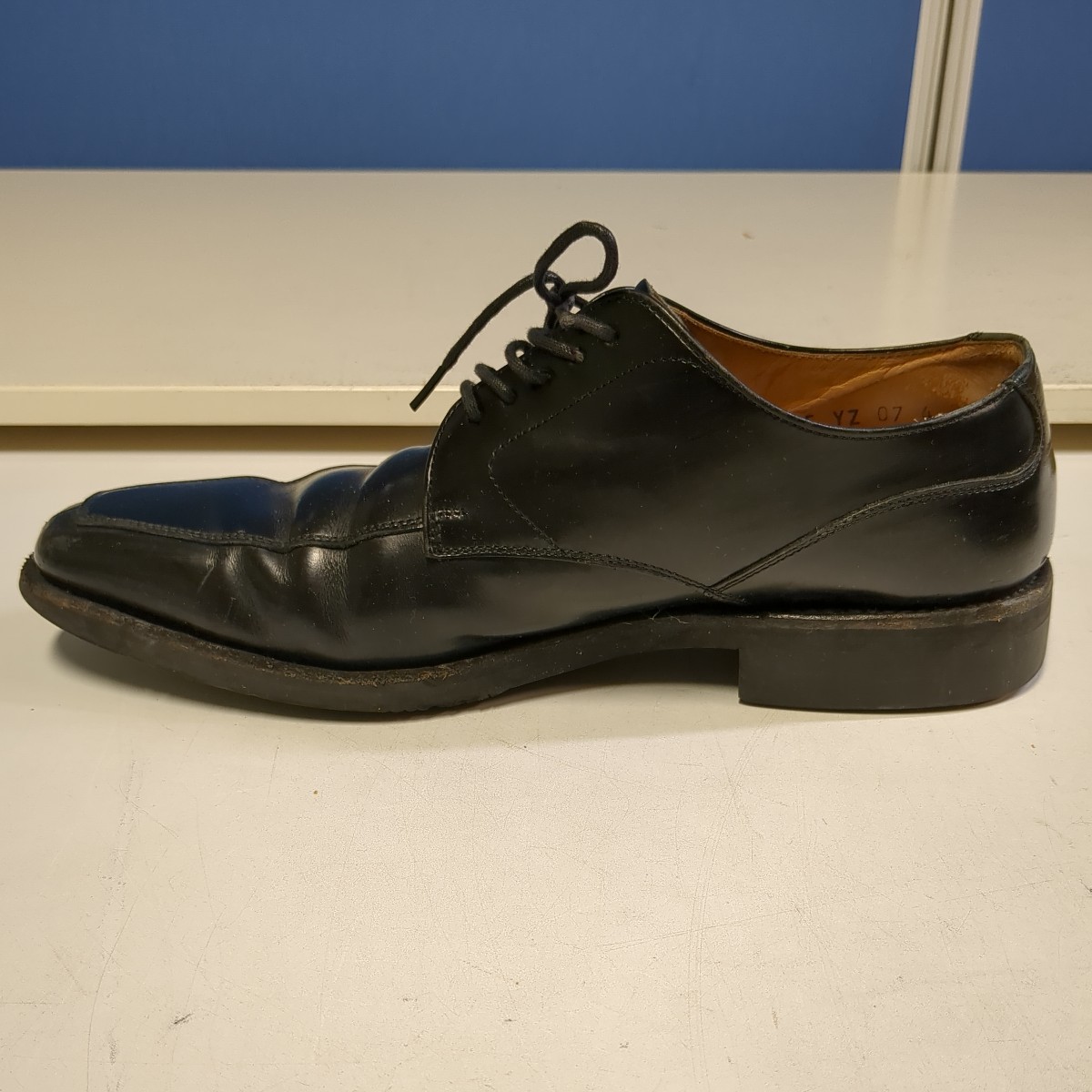 315　GEOX　ビジネスシューズ　ブラック　紳士靴　25.5cm　中古_画像3