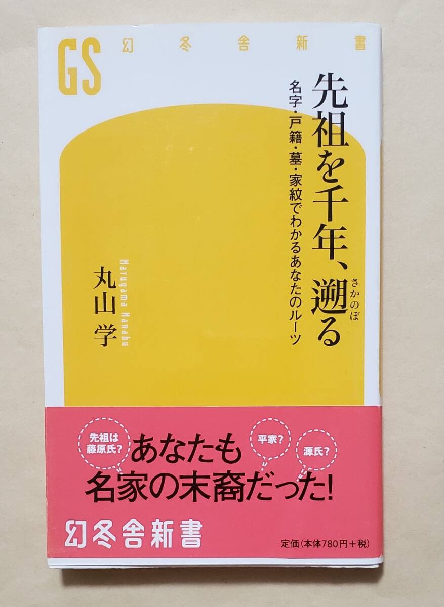 【即決・送料込】先祖を千年、遡る 名字・戸籍・墓・家紋でわかるあなたのルーツ 幻冬舎新書 丸山学の画像1