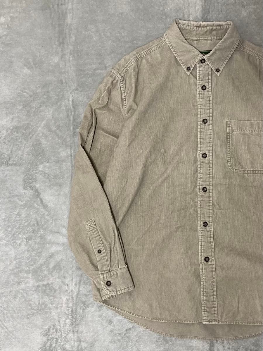 EDDIE BAUER エディーバウアー ボタンダウン 長袖 シャツ 古着 トップス SHIRT M