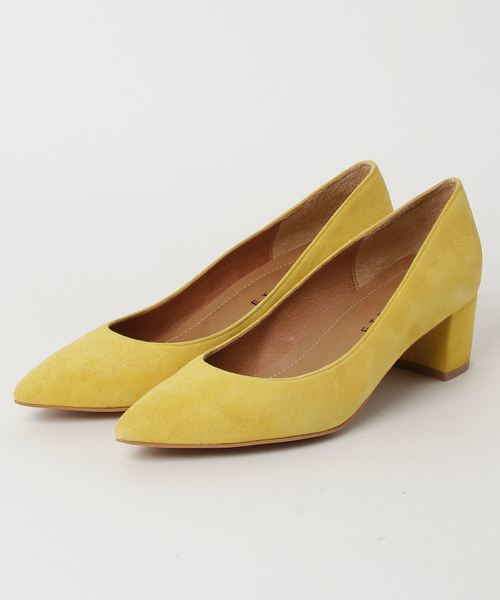 * новый товар *etore Tokyo Daniella & GEMMA×ETRE TOKYO туфли-лодочки замша желтый 38 размер (24.5cm) обычная цена 21600 иен 