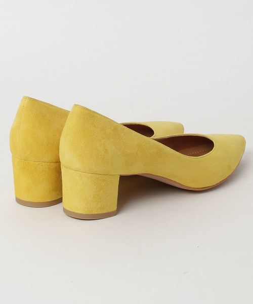 * новый товар *etore Tokyo Daniella & GEMMA×ETRE TOKYO туфли-лодочки замша желтый 38 размер (24.5cm) обычная цена 21600 иен 